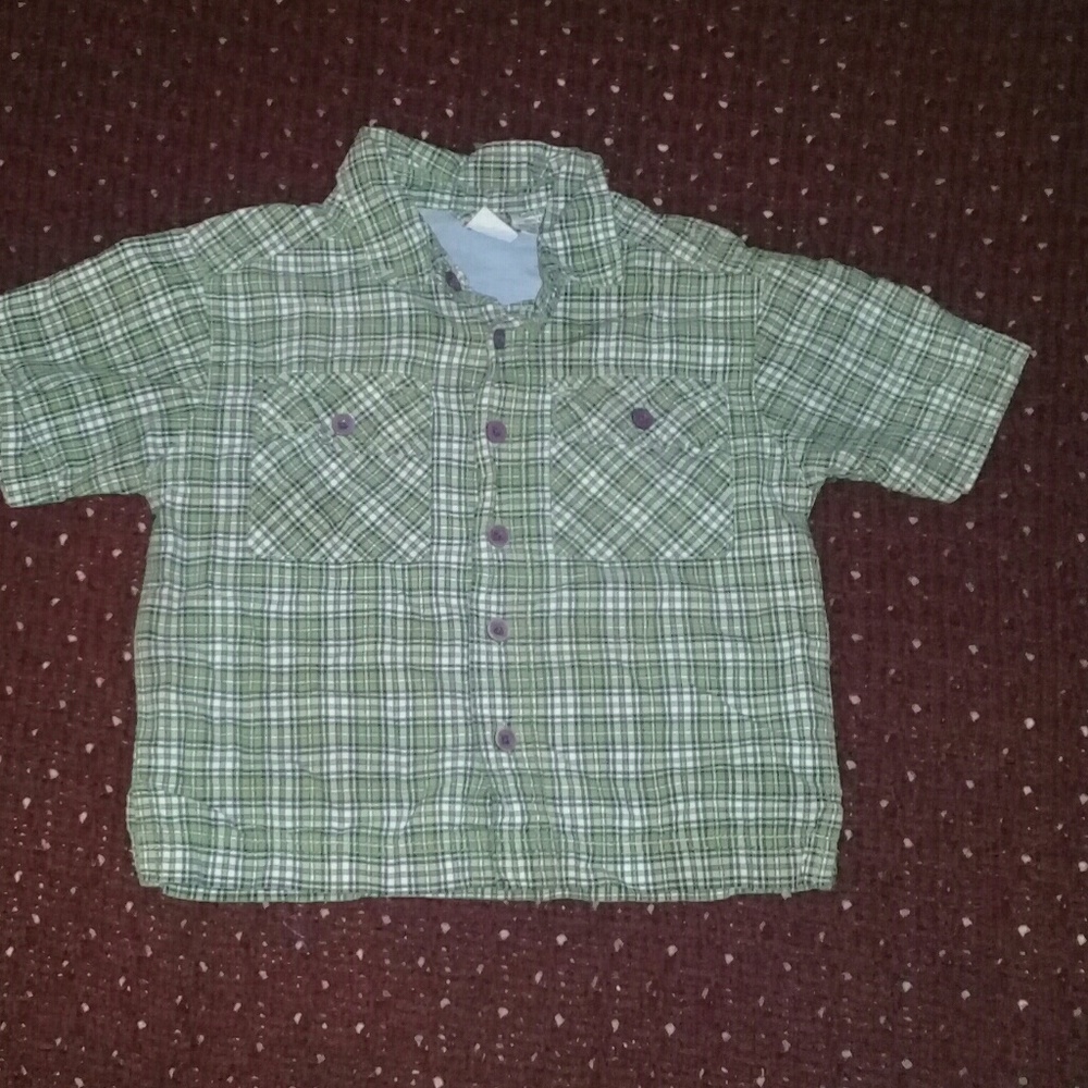 Mc Kids green button down size 2T